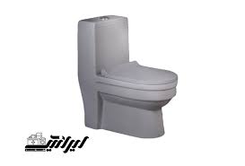 توالت فرنگی مروارید طوسی
