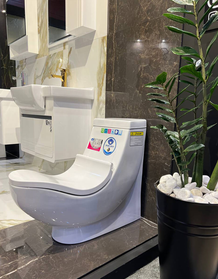 توالت فرنگی چینی مروارید