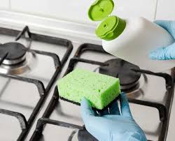 تمیز کردن اجاق گاز استیل