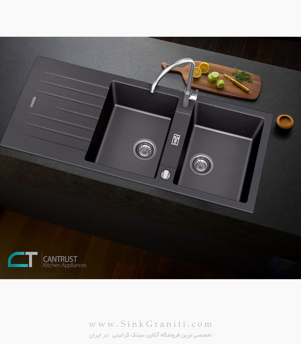 سینک گرانیتی چه رنگی خوبه نی نی سایت ؟ مشکی یا سفید