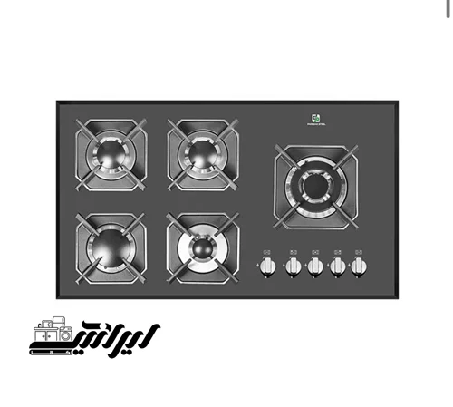 اجاق گاز صفحه ای 5 شعله پرنیان مدل PB5210