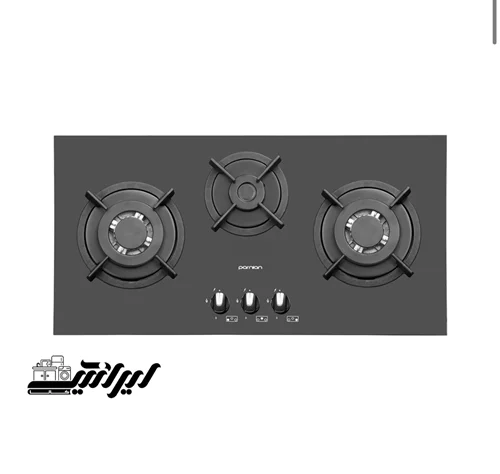 اجاق گاز صفحه ای 3 شعله پرنیان مدل PB3202