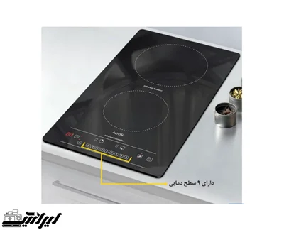 اجاق گاز شیشه ای آلتون توکار C203E المنتی