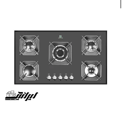 اجاق گاز صفحه ای 5 شعله پرنیان مدل PB5209