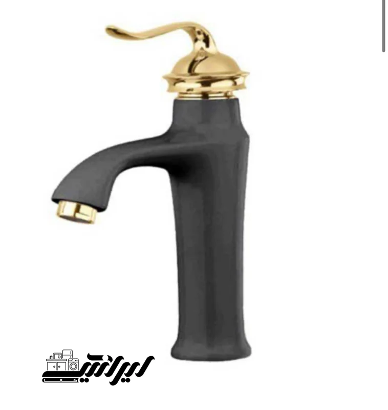 شیر روشویی مدل هلن مشکی علاءالدین