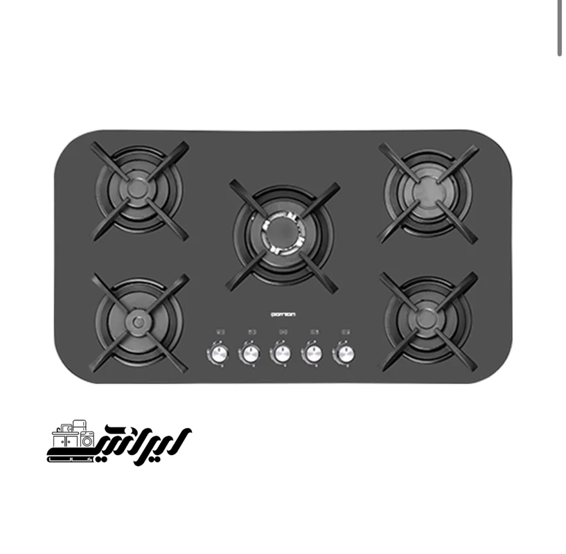 اجاق گاز صفحه ای 5 شعله پرنیان مدل PB5204
