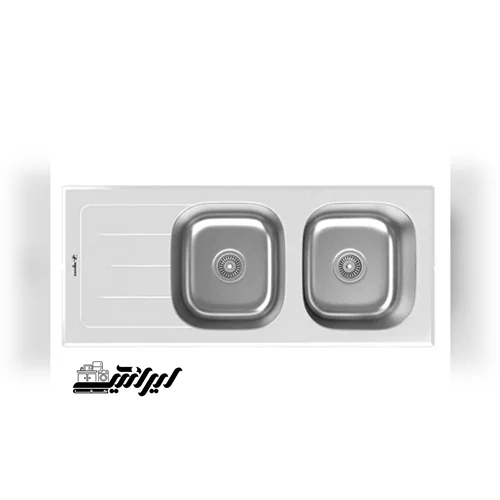 سینک توکار ظرفشویی شیشه ای داتیس کد DSG-119 الترا لگن راست