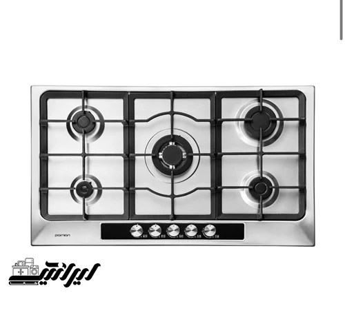 اجاق گاز استیل 5 شعله پرنیان مدل PB5108