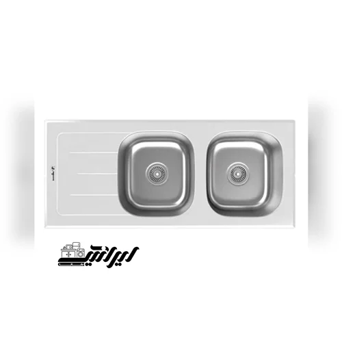 سینک توکار ظرفشویی شیشه ای داتیس کد DSG-119 الترا لگن چپ