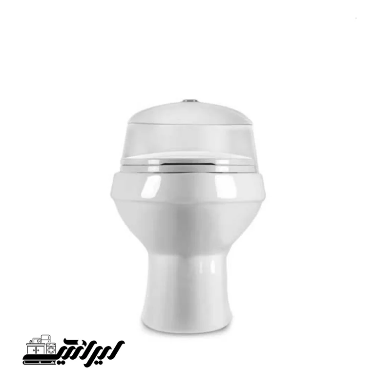 توالت فرنگی یک تکه مروارید مدل الگانت